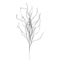Vickerman 40" Artificial Silver Berry Cluster Wavy Glitter Spray (4 Pack)