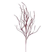 Vickerman 40" Artificial Burgundy Berry Cluster Wavy Glitter Spray (4 Pack)