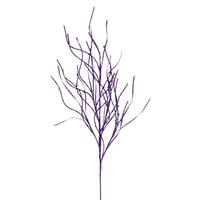 Vickerman 40" Artificial Purple Berry Cluster Wavy Glitter Spray (4 Pack)