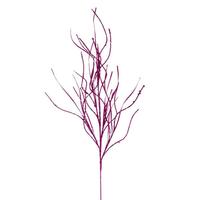 Vickerman 40" Artificial Fuchsia Berry Cluster Wavy Glitter Spray (4 Pack)