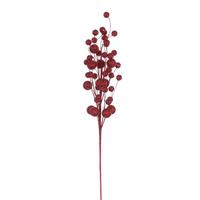Vickerman 27" Artificial Red Multi Ball Glitter Spray (4 Pack)
