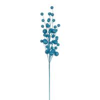 Vickerman 27" Artificial Turquoise Multi Ball Glitter Spray (4 Pack)
