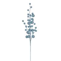 Vickerman 27" Artificial Baby Blue Multi Ball Glitter Spray (4 Pack)