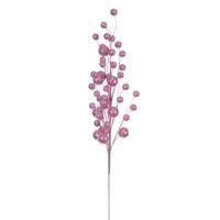 Vickerman 27" Artificial Pink Multi Ball Glitter Spray (4 Pack)