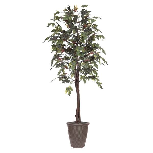 6' Artificial Frosted Maple Tree
