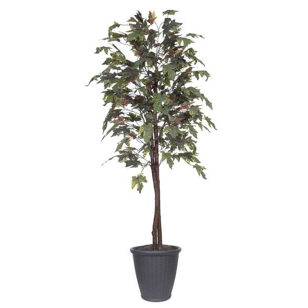 6' Artificial Frosted Maple Tree