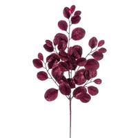 Vickerman 25" Artificial Burgundy Dogwood Glitter Spray (3 Pack)