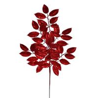 Vickerman 31" Artificial Red Gardenia Glitter Spray (2 Pack)