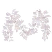 Vickerman 72" Artificial White Gardenia Snowy Garland