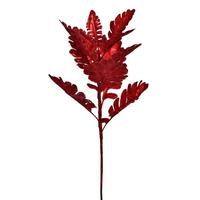 Vickerman 19" Artificial Red Dusty Miller Glitter Spray (3 Pack)