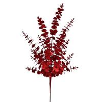 Vickerman 28" Red Eucalyptus Glitter Spray (2 Pack)