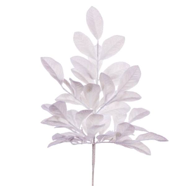 25" White Dogwood Leaf Spray (3 pack)