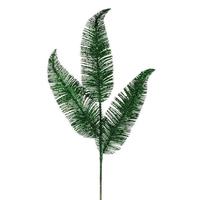Vickerman 24.5" Artificial Green Feather Fern Glitter Spray (6 Pack)