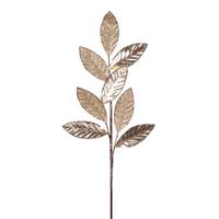 Vickerman 27.5" Champagne Metallic Leaf Glitter Spray (3 Pack)