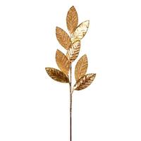 Vickerman 27.5" Artificial Gold Metal Leaf Glitter Spray (3 Pack)