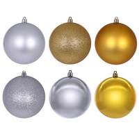 View 2.4" Gold / Silver Matte Ornament (18 Pack)