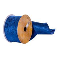 Vickerman 2.5"x30' Blue Velvet Ribbon