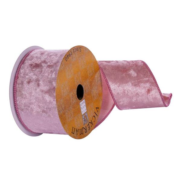 2.5"x30' Chalk Pink Velvet Ribbon