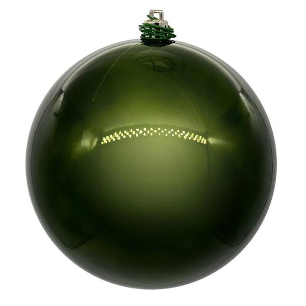 3" Juniper Pearl Ball UV Drilled Cap Ornament (12 Pack)