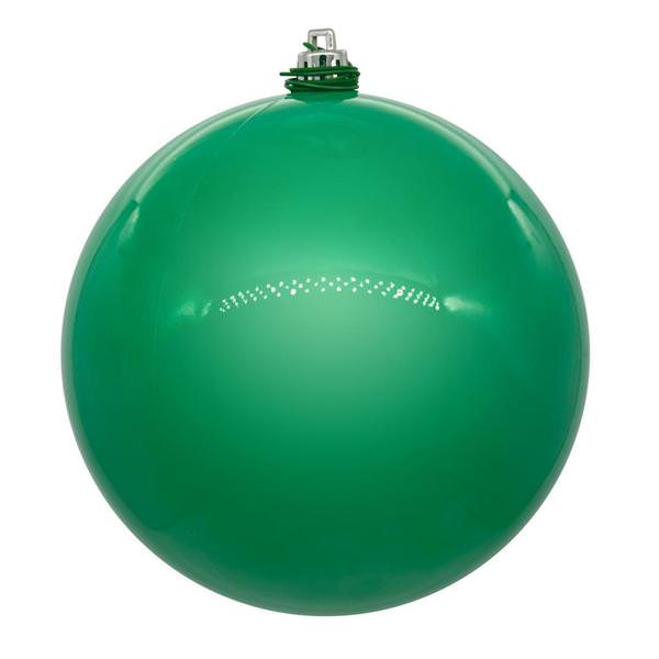 3" Teal Pearl Ball UV Drilled Cap Ornament (12 Pack)