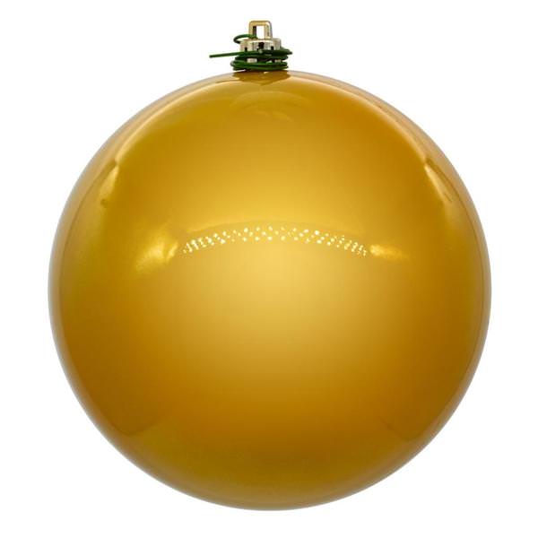 4.75" Gold Pearl Ball Ornament (4 Pack)