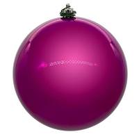 Vickerman 6" Fuchsia Pearl Ball Ornament (4 pack)