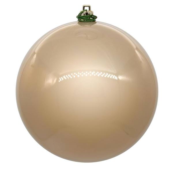 8" Oat Pearl Ball Ornament