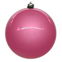 Vickerman 8" Pink Pearl Ball UV Drilled Ornament