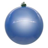 View 10" Periwinkle Pearl Ball UV Drilled Ornament