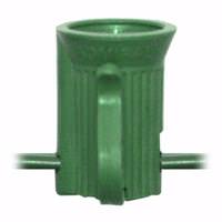 Vickerman 1,000 Light Green Wire Empty C7 String with 12" Spacing