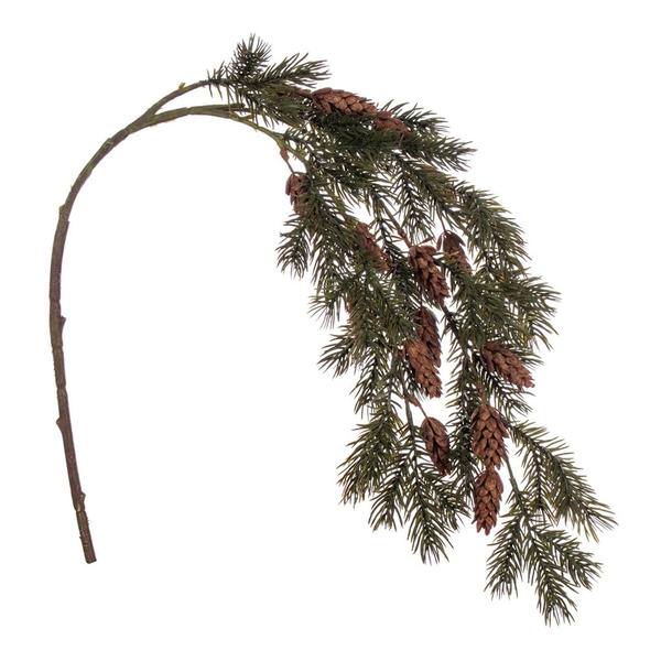39" Artificial Cedar with Cone Spray (2 Pack)