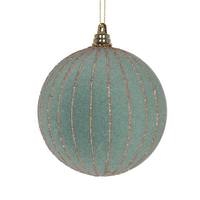 Vickerman 4" Light Green Round Ball (3 Pack)