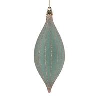 Vickerman 7" Light Green Shuttle Drop Ornament (3 Pack)