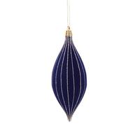 Vickerman 7" Midnight Blue Shuttle Ornament (3 pack)