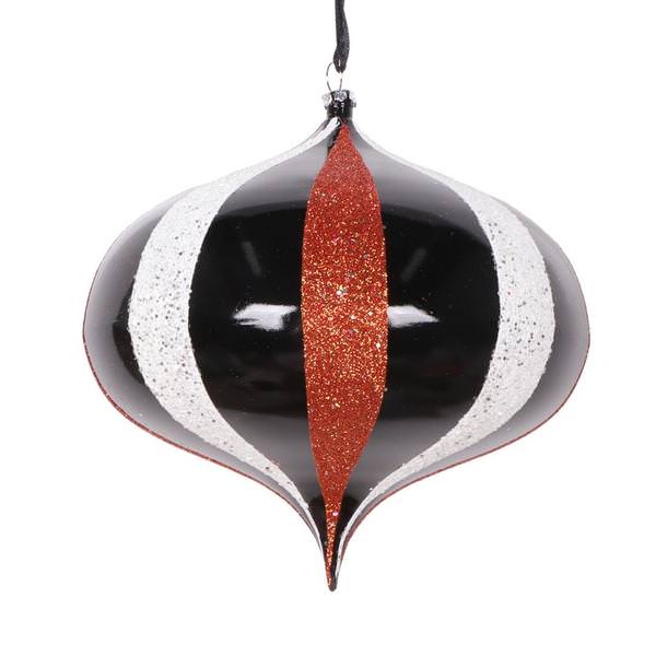 6.3" Black / White Orange Onion (2 Pack)