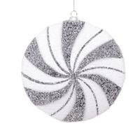 Vickerman 6" White / Black Swirl Flat Ball (2 Pack)
