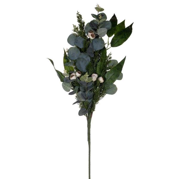 37" Artificial Green Eucalyptus Berry Spray