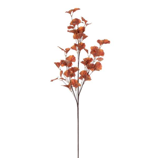 32" Autumn Orange Leaf Spray (4 Pack)