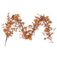 Vickerman 5' Artificial Orange Leaf Garland