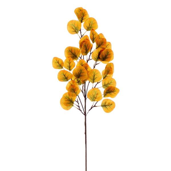 32" Artificial Yellow Green Leaf Spray (3 Pack)