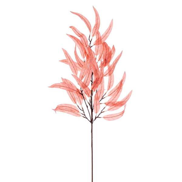 32" Artificial Peach Leaf Spray (2 Pack)