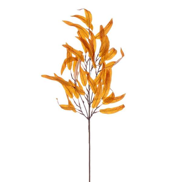 32" Artificial Orange Leaf Spray (2 Pack)