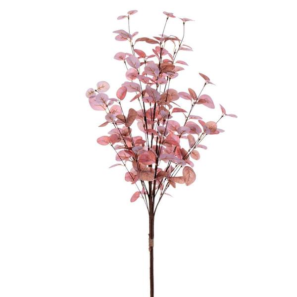 32" Artificial Peach Leaf Spray (3 Pack)