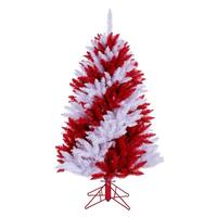 Vickerman 4.5' x 32" Candy Cane Pine Tree Unlit