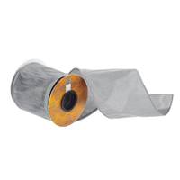 Vickerman 4" x 30' Gray Polyester Ribbon