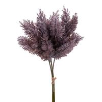 Vickerman 13.5" Artificial Dusty Brown Fern (2 Pack)
