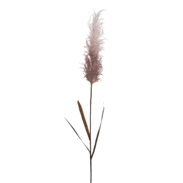 44" Artificial Cream Glitter Reed Leaf Spray (2 Pack)