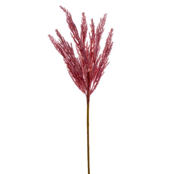 26" Artificial Mauve Glitter Reed Spray (3 Pack)