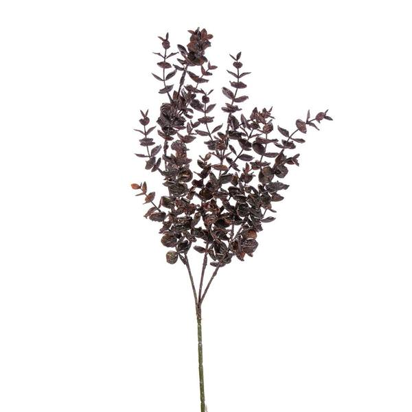 26.5" Artificial Brown Eucalyptus Spray (2 Pack)