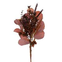 Vickerman 14" Artificial Mocha Autumn Mixed Bouquet (3 Pack)